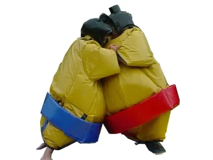 Inflatable sumo wrestling suits with helmets, perfect for fun games at parties and events. Buy high-quality, affordable options online in South Africa.